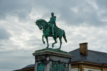 Fototapeta premium monument to the king of horse
