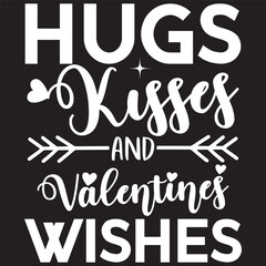 hugs kiss and valentine wishes