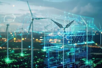 AI system monitoring renewable energy