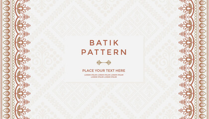 luxury traditional pattern background with ethnic elements and ornamental frame 