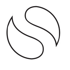 S Letter Logo Outline