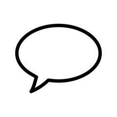 Comment Icon for Communication Tools, Social Media, and User Feedback Graphics