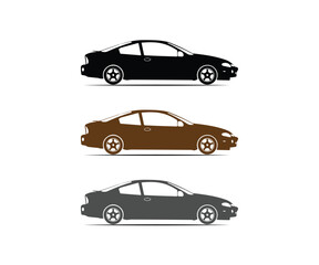 car icon set illustration