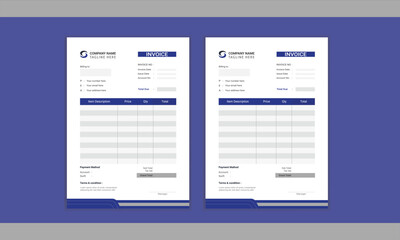 Business Invoice Design Template (Unique Invoice Design)
