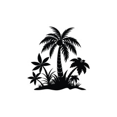 palm tree silhouette