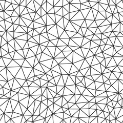 Triangles background design. Small triangles size. Regular lines weight. Repeatable pattern. Seamless tileable vector illustration.