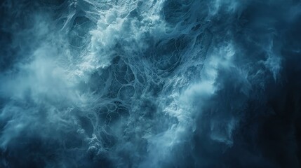 Cosy mystery genre meets high fantasy in a top view depiction of Cold and Blizzard personified as two ethereal sisters embracing the Earth, with an aura of mystery, 