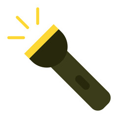 Torch flat icon