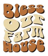 Retro, Farmhouse Craft Design. T-shirt Design. Illustration