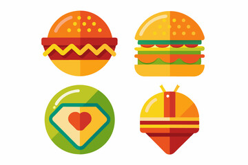 Best burger fast food menu design