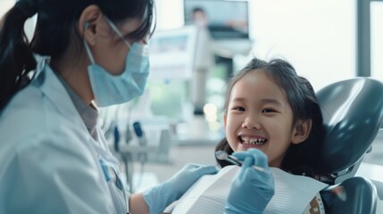 The child at dentist