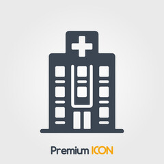 Fototapeta premium Hospital Icon