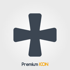 Obraz premium Medical Cross Icon