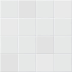 Seamless texture pattern of white gray tile floor or wall. New clean surface in top view for background. Decorative finishing material for decoration in bathroom or kitchen. Vector illustration.