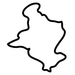 Sidi Bouzid vector map