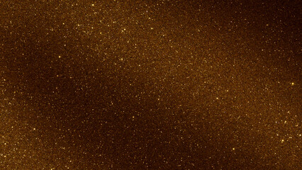 A golden glitter background with a subtle diagonal shadows pattern and sparkling texture.