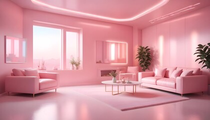 white and gold theme modern interior