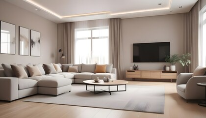 white and gold theme modern interior