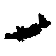 Central Province vector map