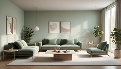 Fototapeta premium white and gold theme modern interior