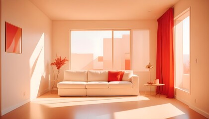 white and gold theme modern interior