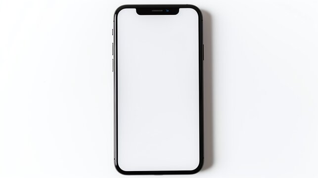 Text message conversation on a smartphone screen, isolated on white background, clear and readable, highresolution, copy space