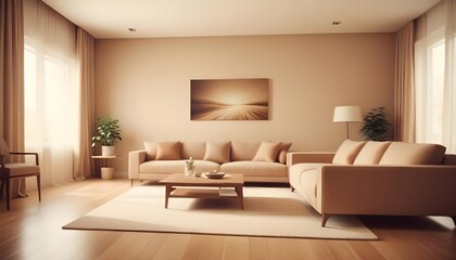 Fototapeta premium white and gold theme modern interior