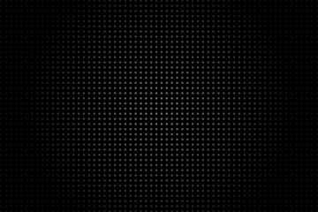 Black vector background with grid pattern. Minimalistic design of backdrop for cover template, flyer, layout, wallpaper.