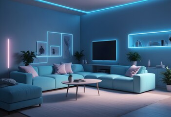 white and gold theme modern interior