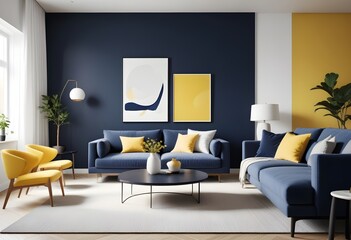 white and gold theme modern interior