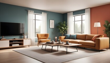 white and gold theme modern interior