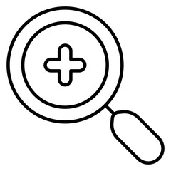 Obraz premium A unique design icon of zoom in