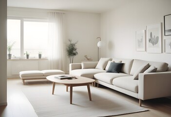 white and gold theme modern interior