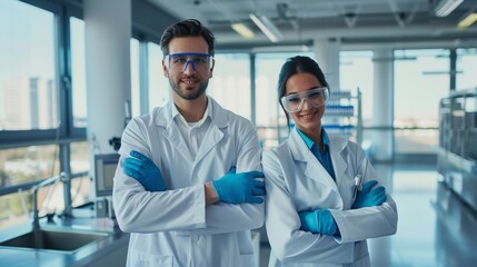 Scientists in the laboratory