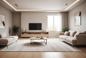 white and gold theme modern interior
