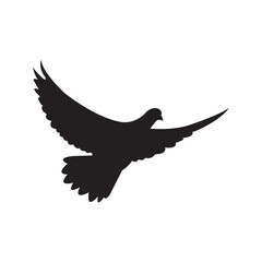 flying dove icon design
