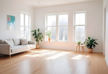 white and gold theme modern interior