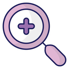 Fototapeta premium A unique design icon of zoom in