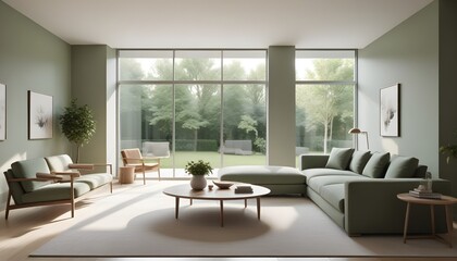 Fototapeta premium white and gold theme modern interior