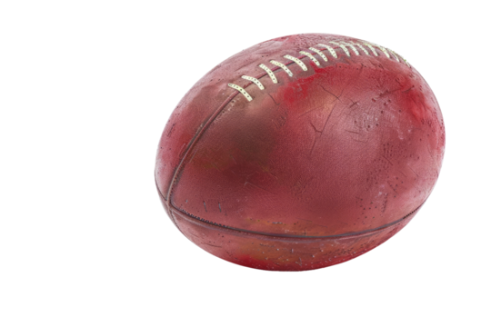 Authentic Rugby Ball on Field
