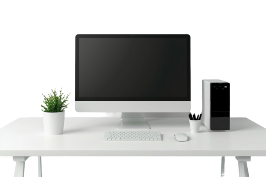 Tech-Savvy Desktop Arrangement - Powered by Adobe