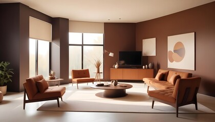 white and gold theme modern interior