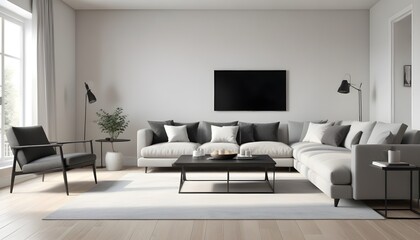 white and gold theme modern interior
