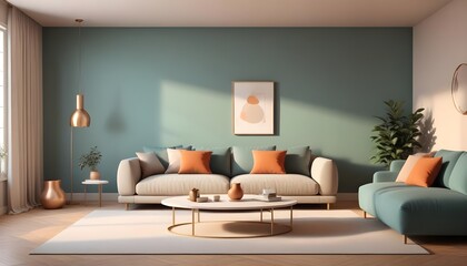 white and gold theme modern interior