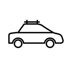 Camping Car Icon for Outdoor Adventures, Road Trips, and Recreational Vehicles Graphics