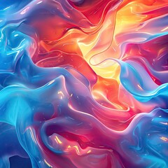 Fototapeta premium A mesmerizing abstract background with vibrant colors and fluid shapes