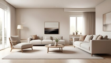 white and gold theme modern interior