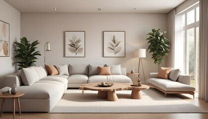 Fototapeta premium white and gold theme modern interior