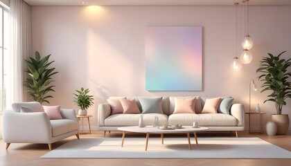 white and gold theme modern interior