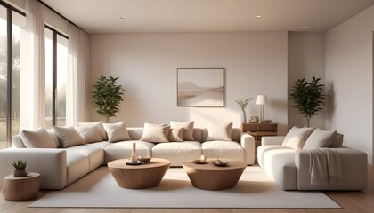 Fototapeta premium white and gold theme modern interior